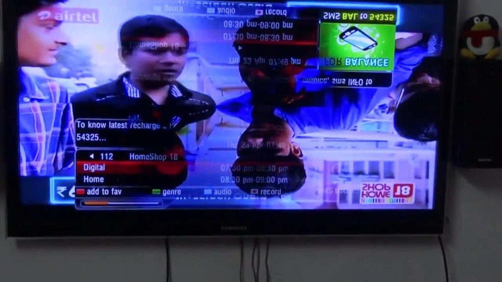 آبی شدن تصویر تلویزیون